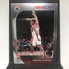 Admiral Schofield 2019-20 NBA Hoops Premium Stock #231 Rookie RC ( Wizards )