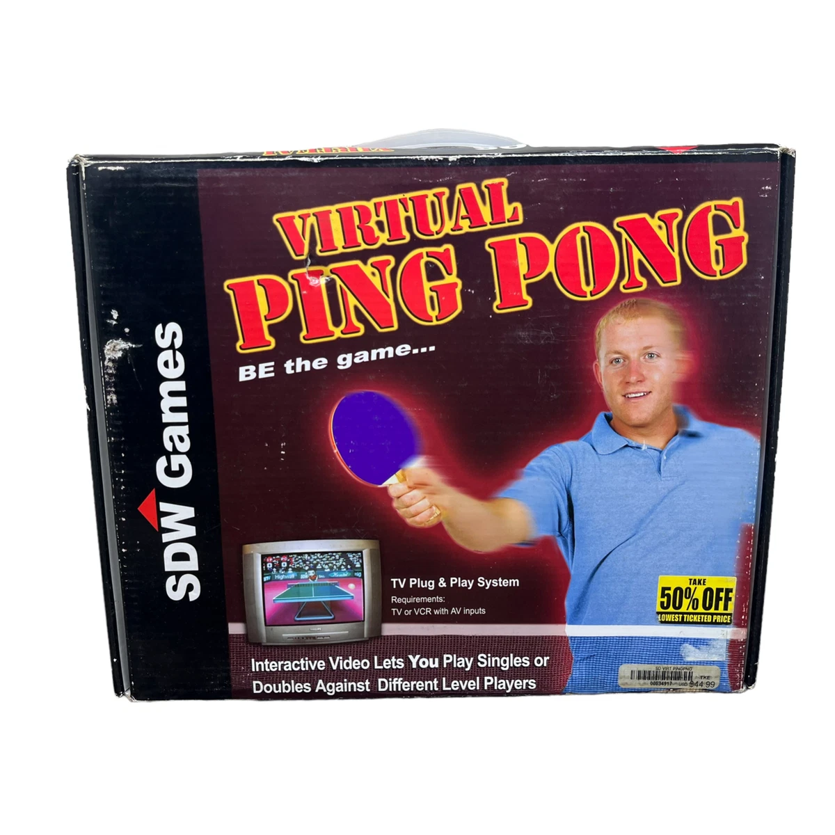 Old ping pong video game 2025
