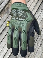 Tactical full-fingered gloves M-PACT Mechanix army olive closed military gloves.