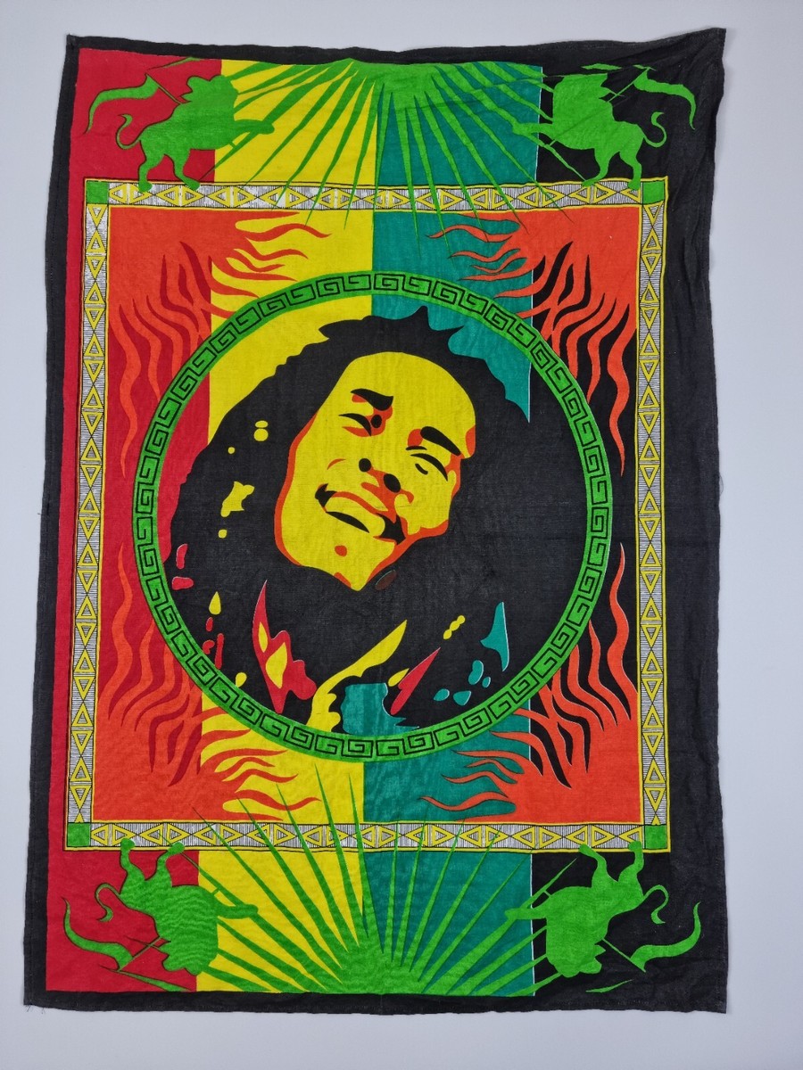 Stussy BOB MARLEY BLANKET （Bob Marley Cursive Three Star Rasta 