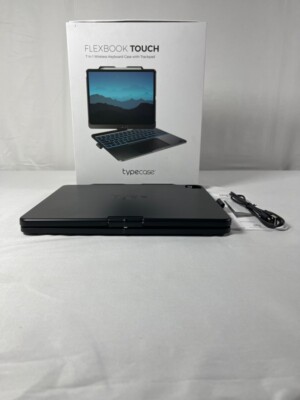 Typecase Flexbook Touch Black 7-in-1 Wireless Keyboard Case With Touchpad