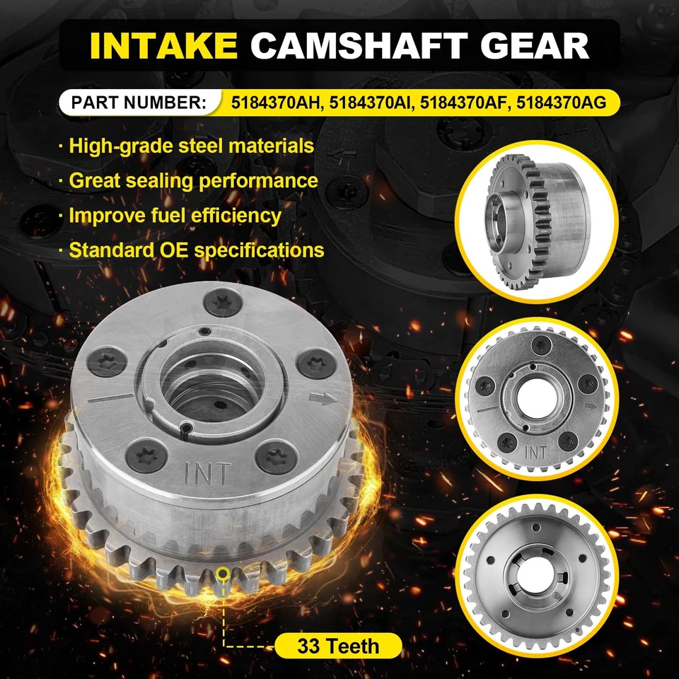 4Pcs Intake & Exhaust Variable Valve Timing Sprocket for Chrysler Dodge Jeep Ram - Image 3 of 4