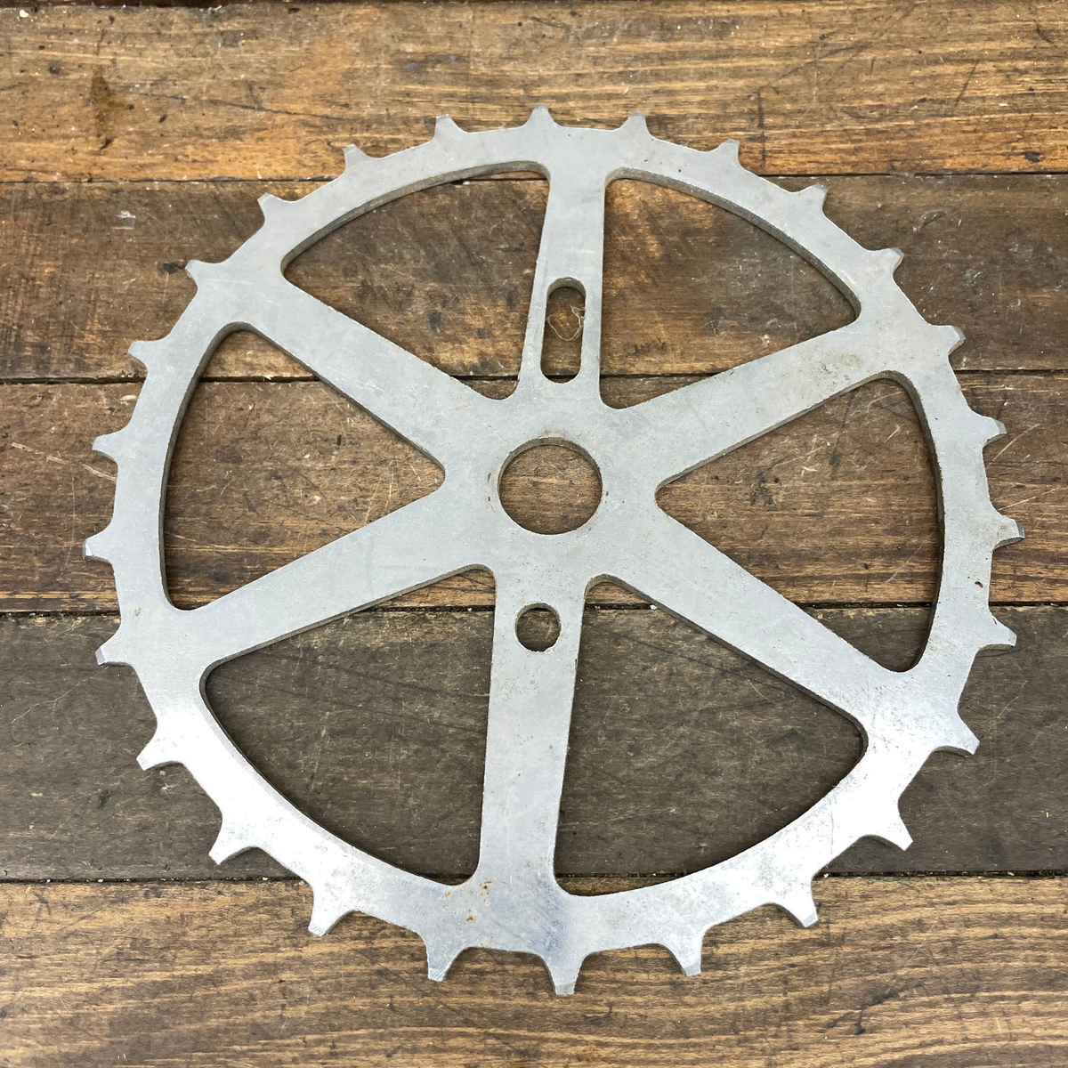 Vintage Skip Tooth Sprocket 26t NOS Balloon Chainring Six Arm Fits