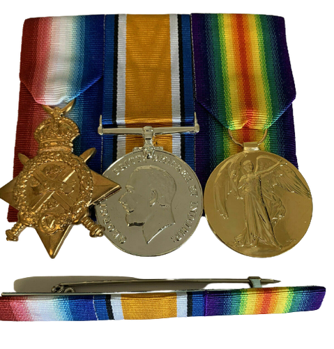 WWI British 1914-15 Star - Trade In Military - Foto 10