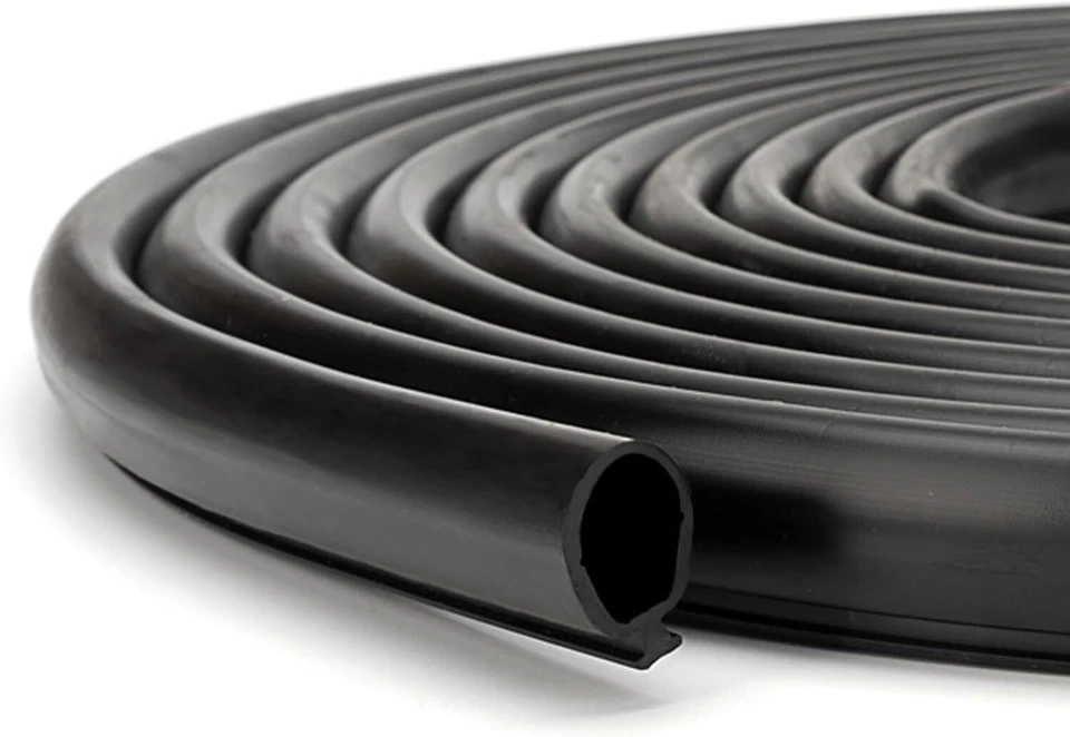 Vedação deslizante de borracha preta para trailer substituição de intempéries para Nissan 9M/30FT - Imagem 3 de 4