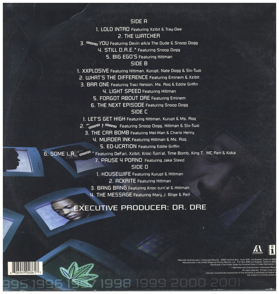 Dr. Dre - 2001 '99 2xLP US ORG!VG/VG | eBay