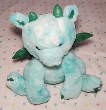 12" FAO Schwarz Glow Brights Plush Dragon Lights  Sounds Roars Sewn Eyes WORKS