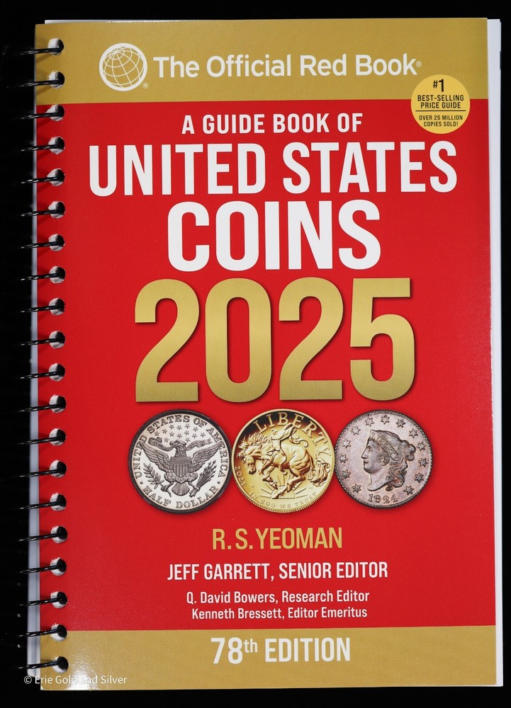 IN STOCK New 2025 Official Red Book Guide Of US Coins Ready To Ship Spiral