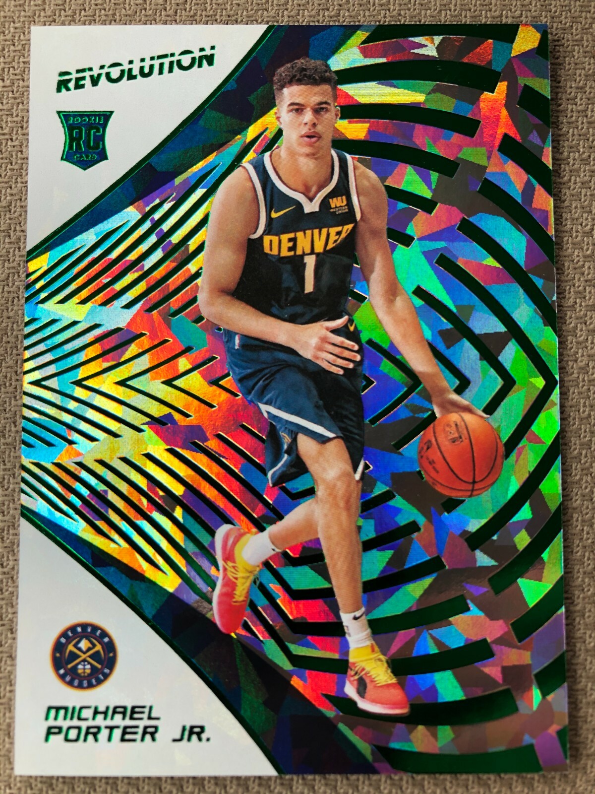 2018-19 Revolution Michael Porter Jr Chinese New Year Emerald #01/88 Jersey #'d