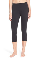Zella Hatha High Waist Black Crop Leggings Size XS