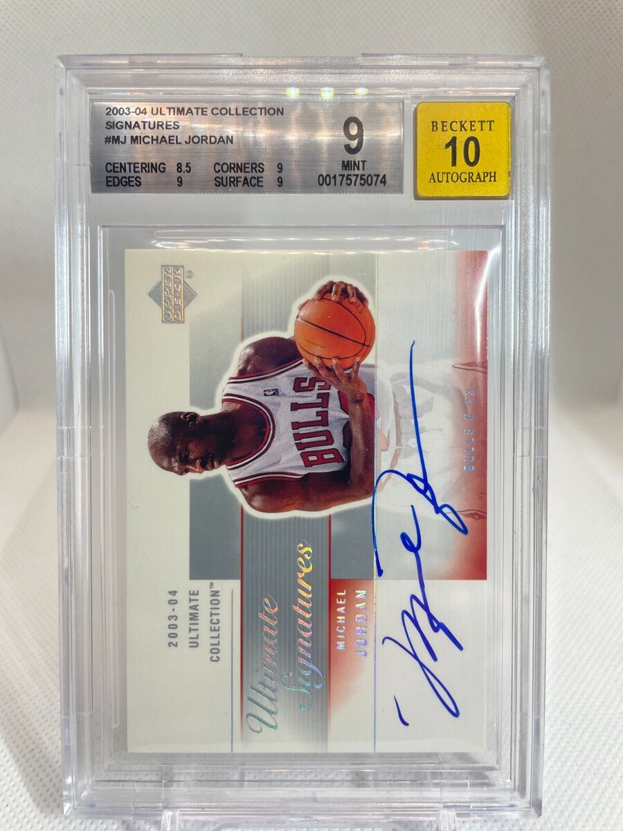 Michael Jordan 2003-04 Ultimate Collection Signatures Auto Michael Jordan 2003-04 Ultimate Collection Signatures Auto