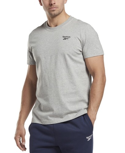 Reebok Men's Identity Classic Logo Graphic T-Shirt, Medium Gray Heather, Size S - Picture 3 of 3