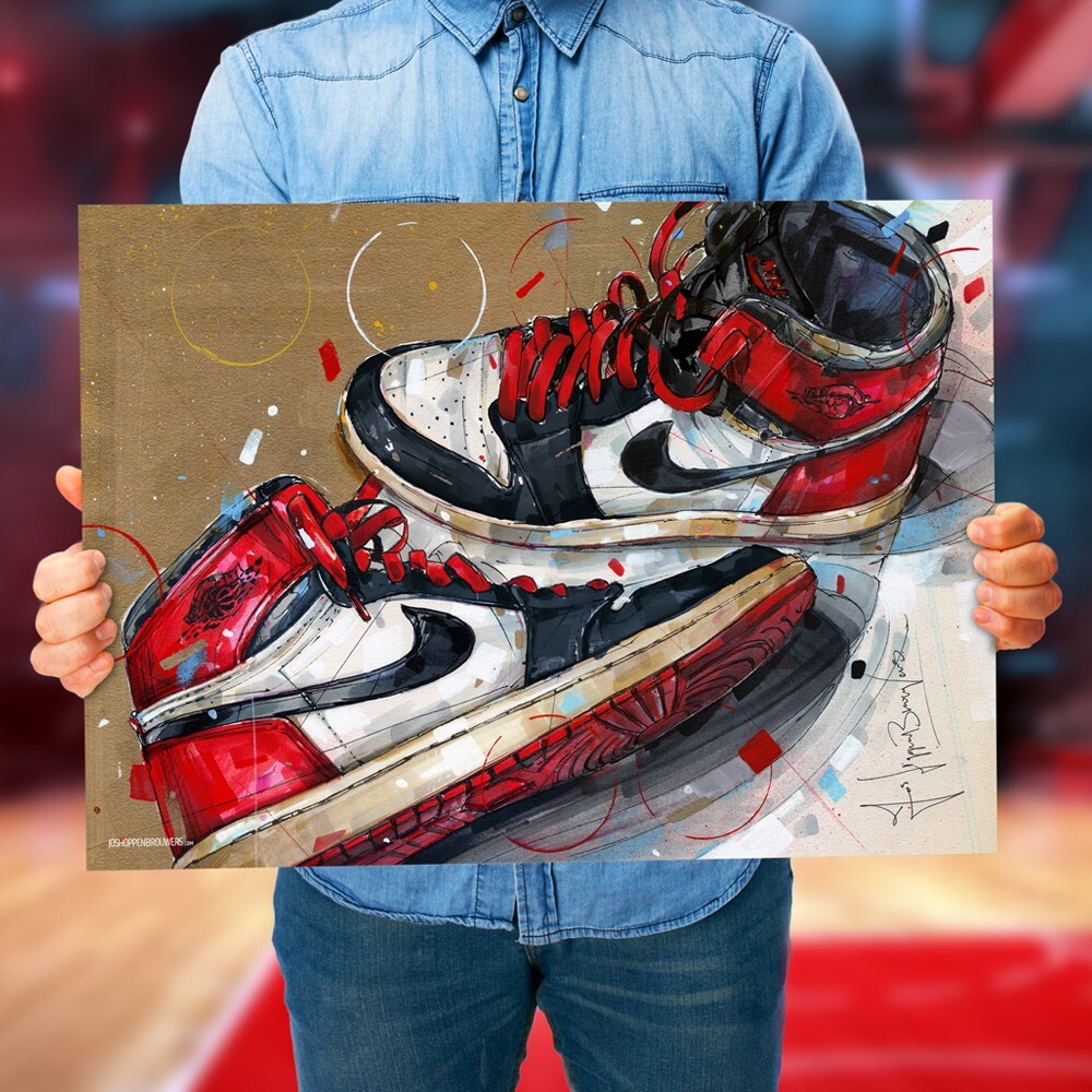 Nike air Jordan 1 Chicago 1984 poster (50x70cm / 19.68×27.56 inch) | eBay