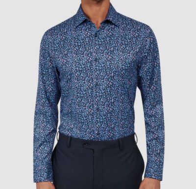 ConStruct Men Blue Slim-Fit Floral Performance Stretch Dress Shirt 14-14.5 32/33 | eBay ConStruct Men Blue Slim-Fit Floral Performance Stretch Dress Shirt 14-14.5 32/33 | eBay