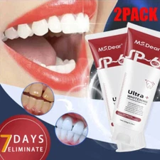 2-Pack SP-6 Probiotic Toothpaste: Whitening + Brightening with Fresh Breath Care