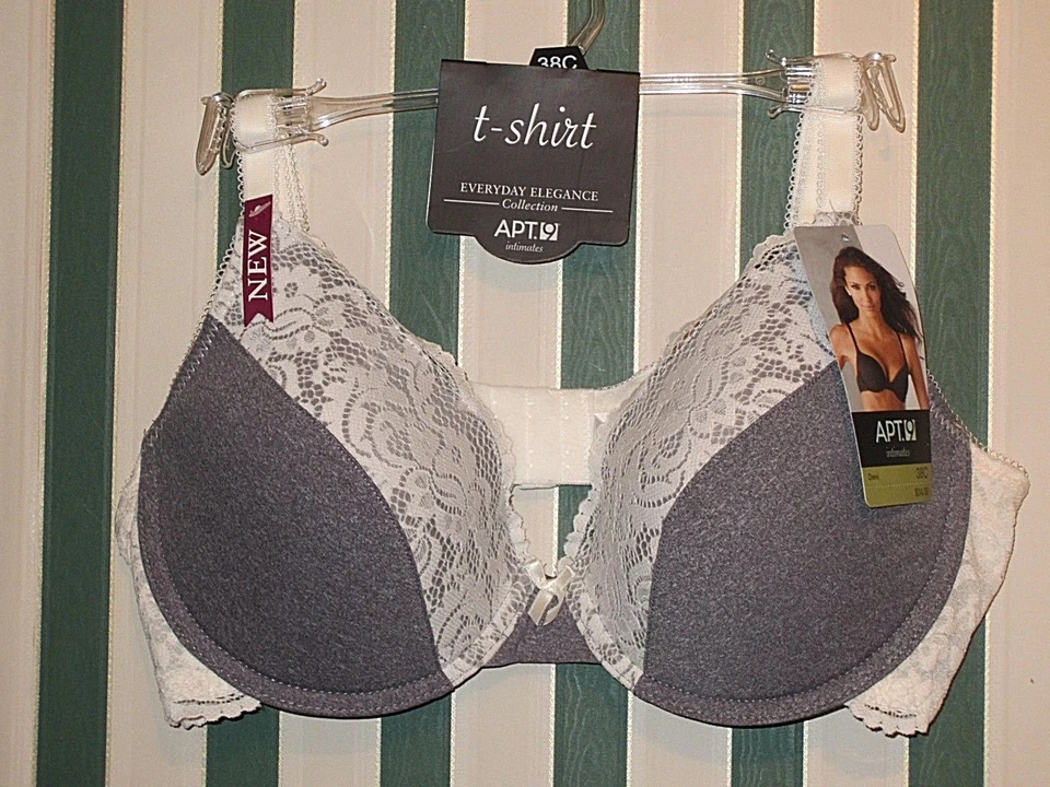 NOVO COM ETIQUETAS APT. 9 sutiãs estilo Demi sortidos; variedade de cores, tamanhos e looks - Imagem 2 de 4