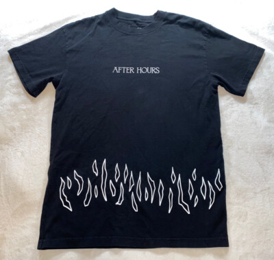 XO The Weekend After Hours Never Coming Down Oversize T-shirt Mens Size Small