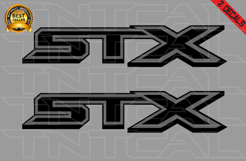 STX Fits: 2015 - 2021 FORD F150 F250 Decal Set GRAY Truck Vinyl Sticker ...