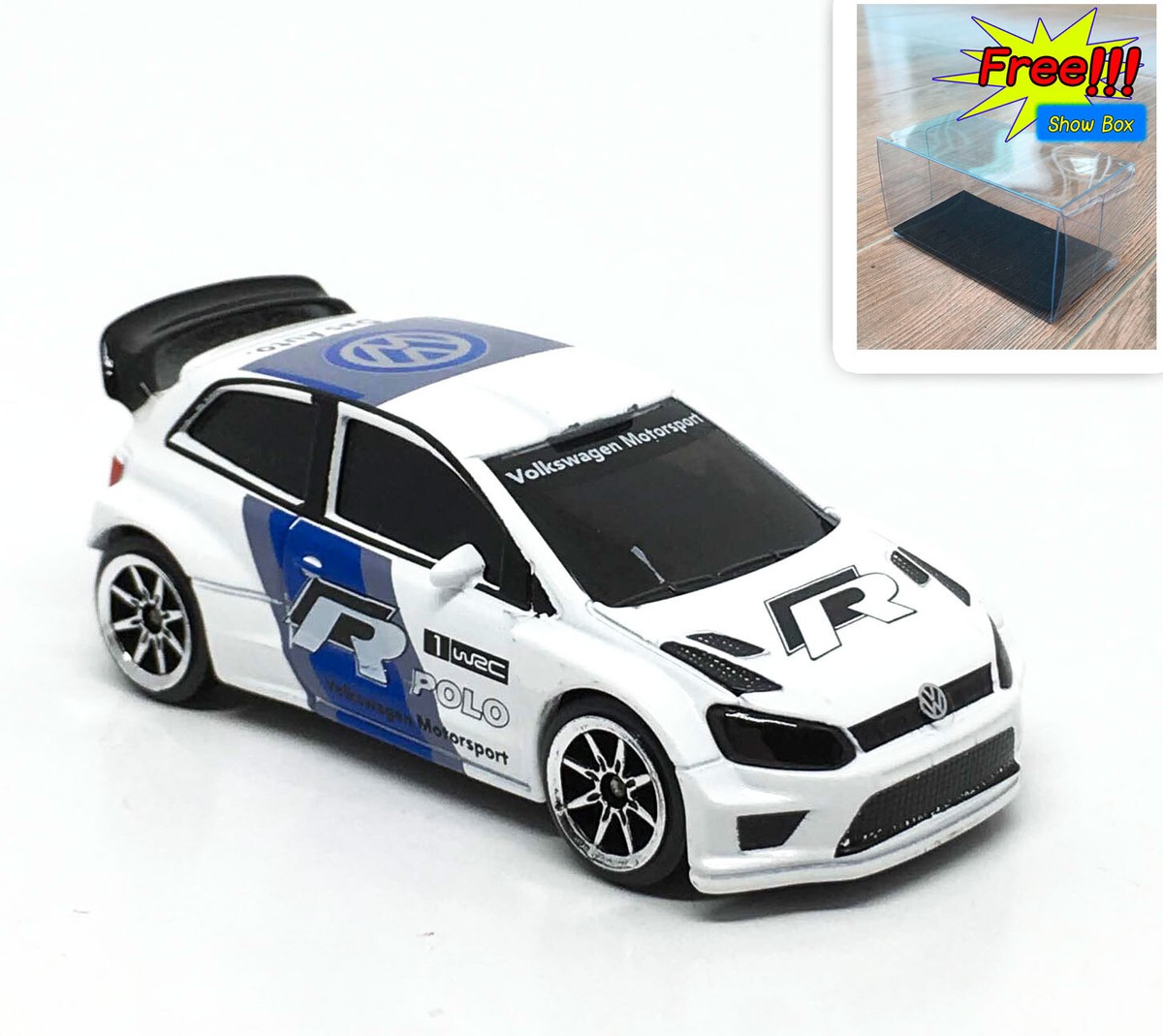 Majorette Volkswagen Polo R WRC White (Smoked Window) 1/57 (3