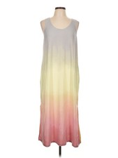Simply Vera Vera Wang Women Gray Casual Dress L
