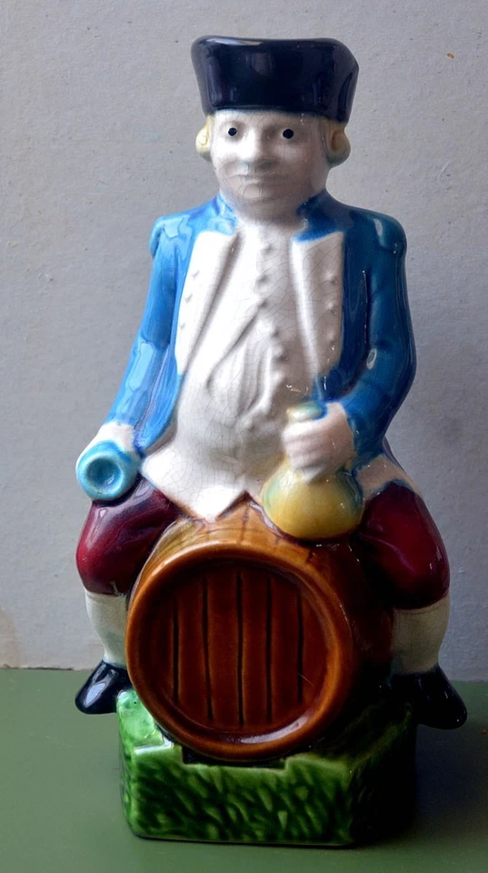 Grand pichet anthropomorphe Jacquot barbotine FAIENCERIE SAINT-GERMAIN FSG TTBE - Photo 2/4
