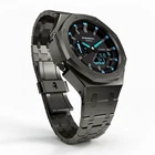 Casioak Mod Watch GA-2100 Gunmetal Grey Case Modded GA2100-1A2