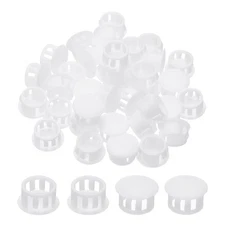 Plastic Hole Plugs, 99 Pcs 3/5"(16mm) Round Plastic Hole Caps, White