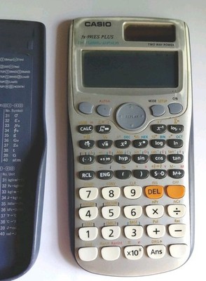 Casio FX-991ES Plus Handheld Scientific Calculator Silver & Blue LCD Display-XX1