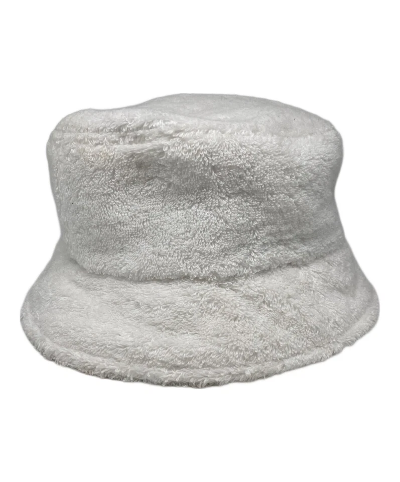 Authentique chapeau seau CHANEL marque coco taille 58 blanc 100 % coton pile - Photo 1/4