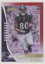 2019 Panini Absolute Rookie Red Spectrum /100 Miles Boykin #129 0b5