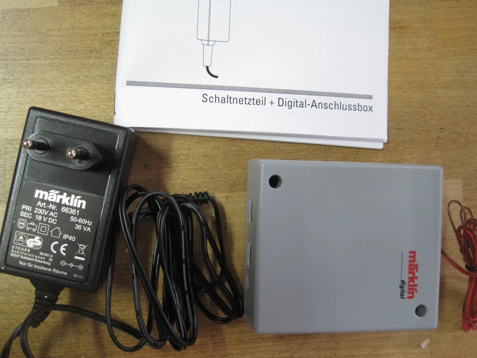 Märklin 60113 + 66361 mit der Anleitung