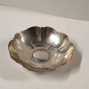 Tiffany & Co. Sterling Silver (.925) Beaded Pattern Bowl Dish