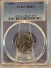 1935 P PCGS MS64 Buffalo Nickel 5c US Mint