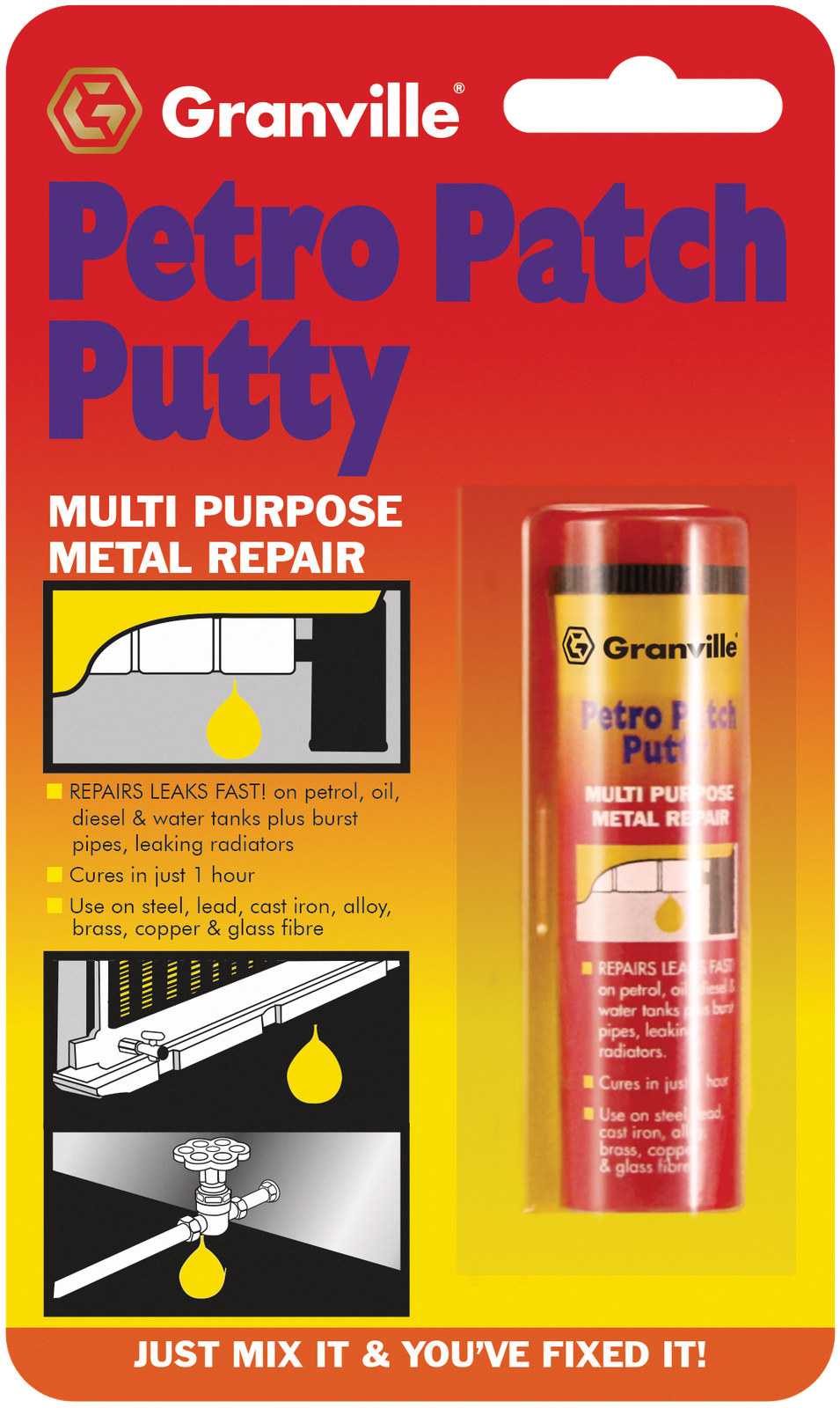Granville Granville Petro Patch Metal Repair Putty - 50g - 0455 - Image 14