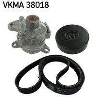 F&uuml;r SKF VKMA 38018 micro belt set MERCEDES DB (W 124)/C-CLASS (W202)/CLK (W208)