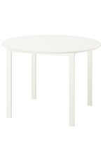 Ikea Table Vihals White 107cm Dining Table