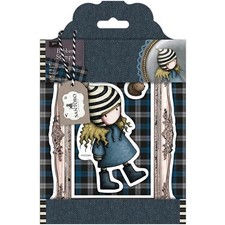 New Simply Gorjuss Urban Rubber Stamps TWEED FRIENDLY HEDGEHOG SET