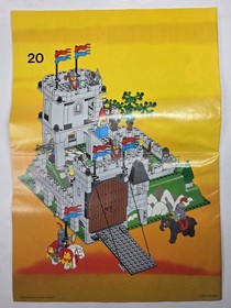Lego 6081 King's Mountain Fortress Instructions Manual Booklet ONLY