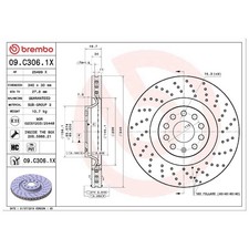 2x Bremsscheibe vorne für Seat Leon 5F1 SC 5F5 ST 5F8 Tarraco KN2 | 26250907