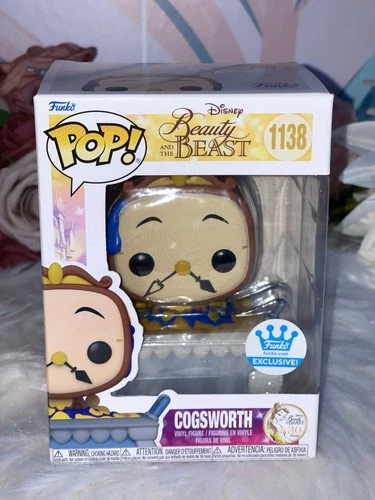 Funko Pop! Disney Beauty and the Beast Cogsworth #1138 Funko EXCLUSIVE