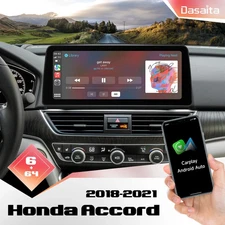 Dasaita 12.3" Car Stereo Screen for Honda Accord 2018-2021 QLED Built in GPS