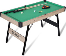 Folding Pool Table, Portable Billiard Game Tables for Kids and Adults, Mini Pool