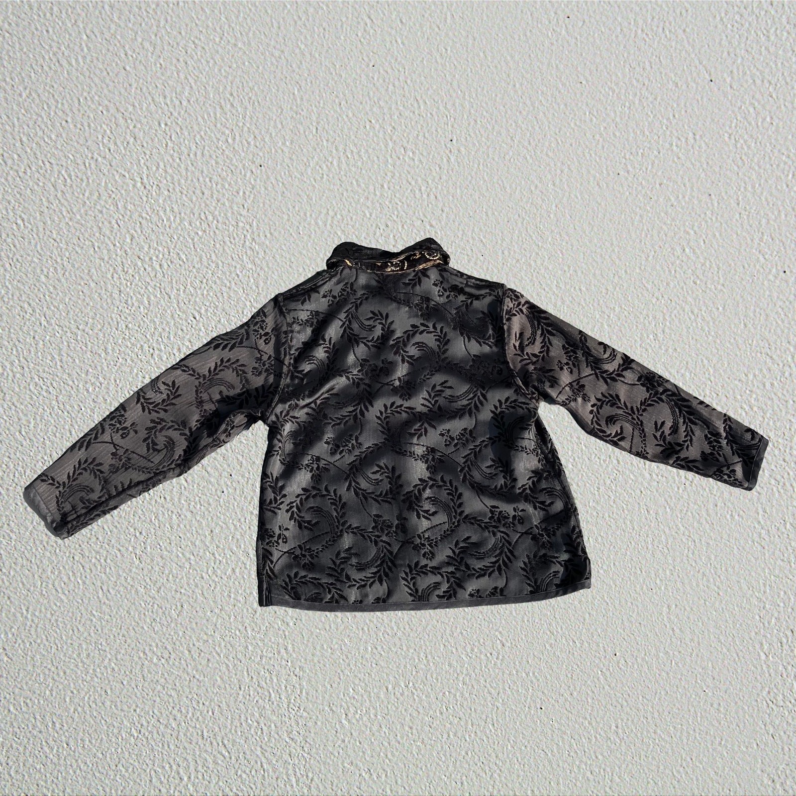 Bohemian patchwork reversible thin jacket, boho c… - image 4