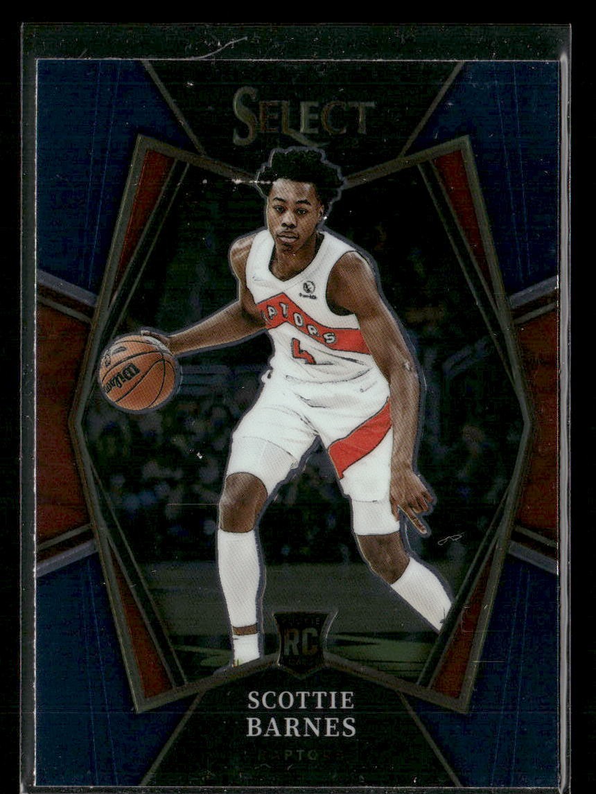 2021-22 Panini Select #111 Scottie Barnes Blue (Retail Base) Raptors Rookie