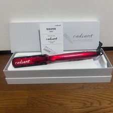 Radiant Silk Pro Hair Iron 28mm Red Professional Styling Curl Straight 28mm Used