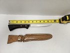Vintage WESTERN Stainless Steel Fish Filet Knife & Leather Sheath Model SW766 — photo 1