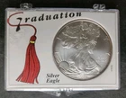 2009 $1 American Silver Eagle Dollar in a Plastic Holder