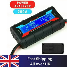 200A DC LCD Digital Monitor Amp Watt Meter RC Battery Solar Power Analyser XY