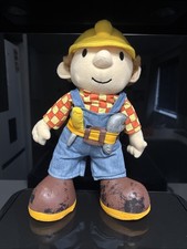 Bob The Builder 1998 Vintage Plush Toy with Tools 13 Inches Tall