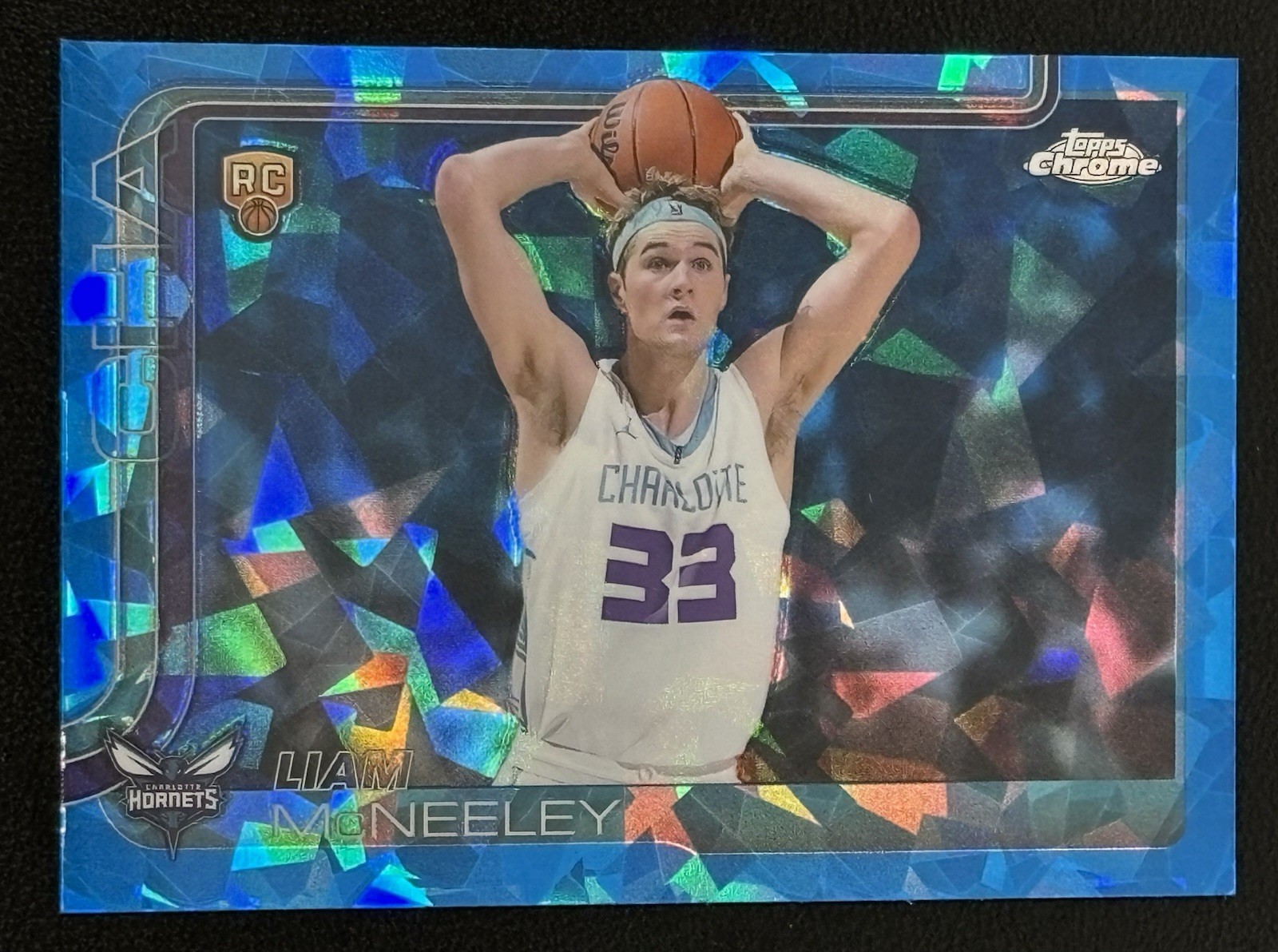 2025 Topps Chrome Sapphire #279 Liam McNeeley